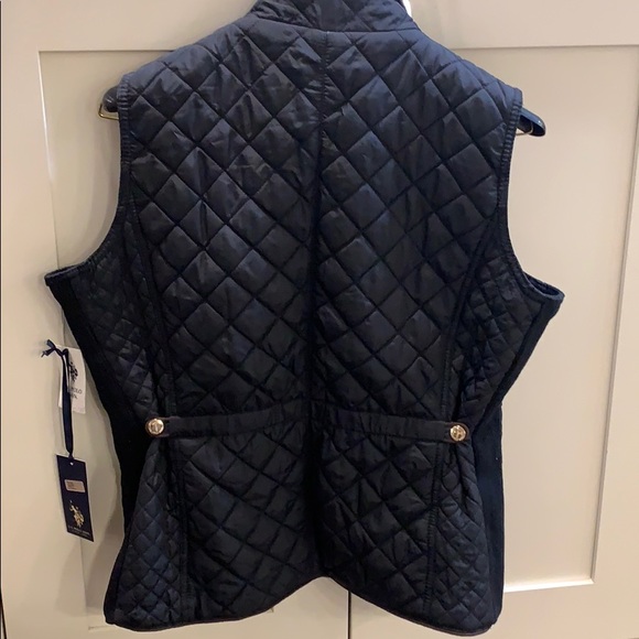 USPA quilted vest - size M - Picture 2 of 8